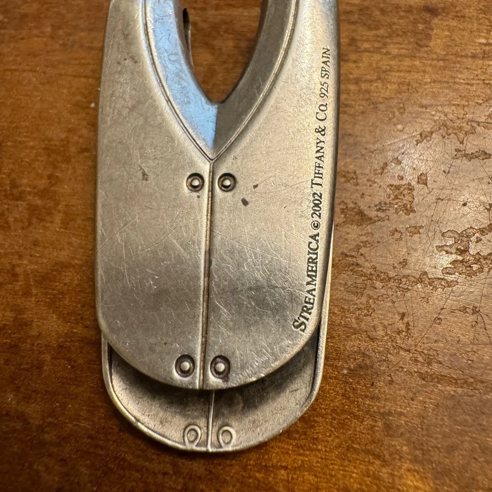 Tiffany Money Clip, Vintage   Tiffany & Co Streamerica Tuxedo in Sterling Silver